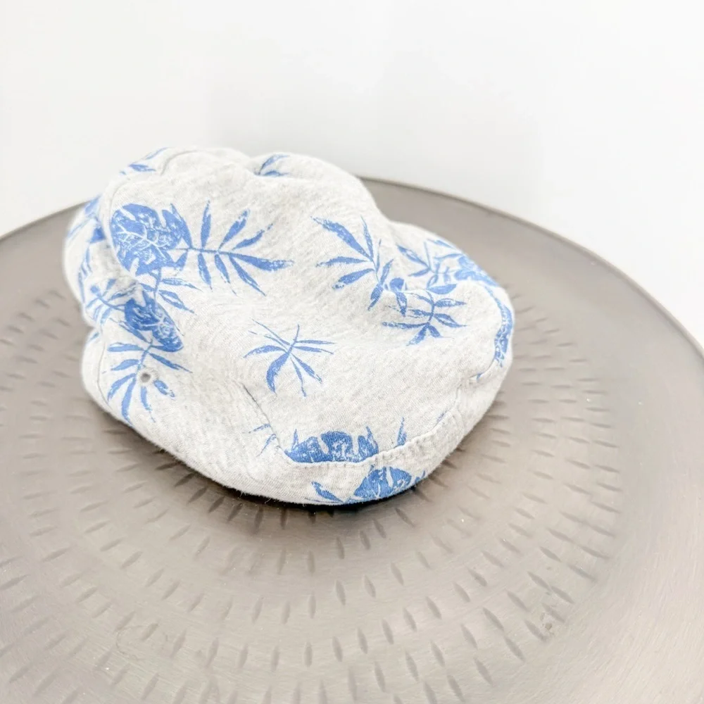 H&M Gray and Blue Patterned Hat